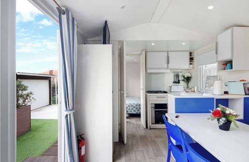 Mozelos Casa | Casa móvil "Villa Granja Sol 1" con jardín compartido y Wi-Fi