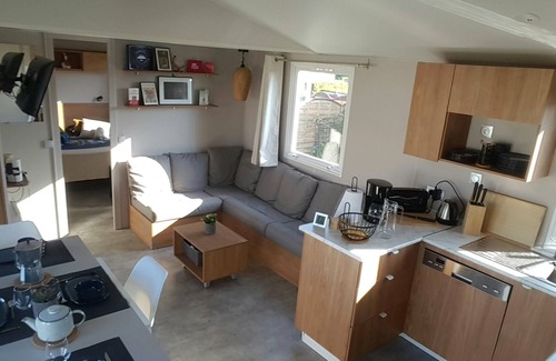Saint-Pair-sur-Mer Casa | Mobil-home Jasmin, confort et tranquillité à 3 km de Granville et 1 km de la mer