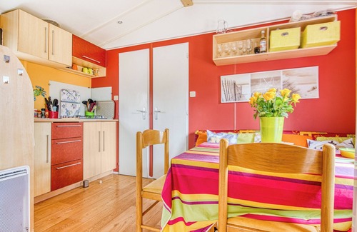 Vendays-Montalivet Casa | Casa móvil Montalys – 5 personas – Terraza y jardín privados – Camping 5★ a 200 m de la playa