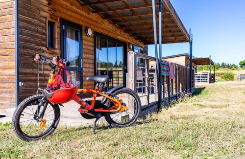 Chastanier Casa | Camping Les sous bois du Lac *** - Ophéa Classic casa móvil 3 piezas 4 personas