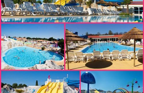 Les Mathes Casa | Mobilhome 2ch climatisé-terrasse fermée-4 vélos-camping 4 étoiles Les Charmettes
