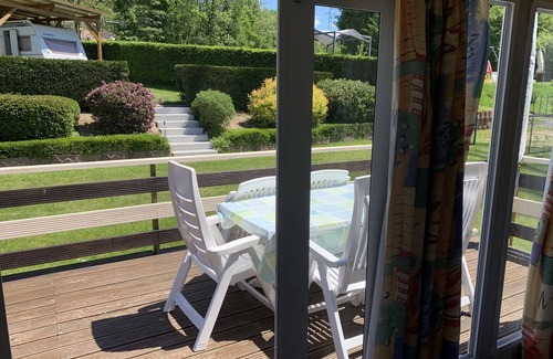 Corcieux Casa | Mobilhome avec piscine partagée