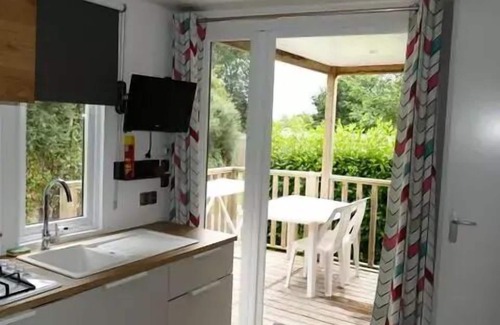 La Foret-Fouesnant Casa | Camping Du Manoir De Penn Ar Ster **** - Mobilhome para 4 personas