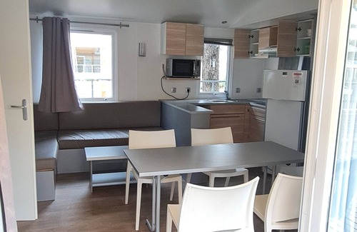 Nans-les-Pins Casa | Mobilhome Premium 3 Chambres 6p Camping Domaine Ste Baume Face à la Piscine