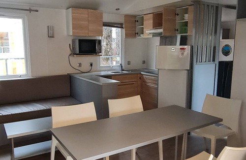 Nans-les-Pins Casa | Mobilhome Premium 3 Chambres 6p Camping Domaine Ste Baume Face à la Piscine