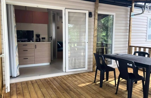 Bollene Casa | Mobilhome RHONEA- 2 Schlafzimmer + TV + Klimaanlage optional (2 Erwachsene + 2 Kinder) 2 bis 4 Personen - 2 Pers. im Preis inbegriffen