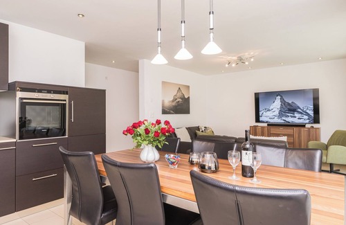 Zermatt Apartamento | apartamento moderen, justo en las pistas, Se aceptan mascotas,