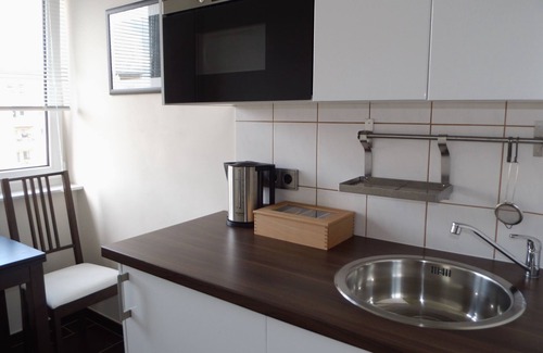 Leutzsch Apartamento | Moderno apartamento de 1 dormitorio Wi-Fi