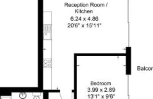 Earlsfield Apartamento | Modern 1 Bedroom Apartment with Balcony in Earlsfield