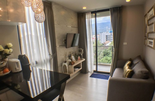 Chang Phueak Condominio | ❤ Nuevo 1BR moderno en Nimman / Mountain View / WIFI