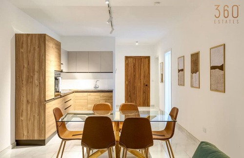 Qawra Apartamento | Modern 2BR Apt with Private Terrace & Sofa Bed