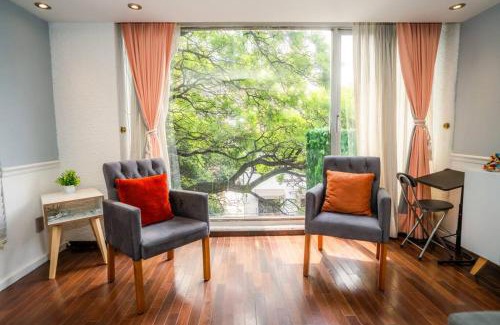 Colonia Cuauhtemoc Apartamento | Modern 2BR by iconic Angel de la Independencia