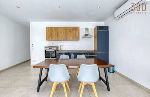 Swieqi Apartamento | Modern 2BR home with pool access & Wifi in Swieqi