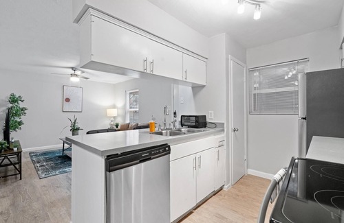 North University Apartamento | Modern 2BR Near UT Hyde Park Evonify