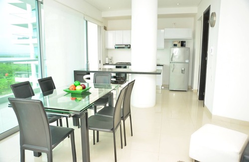 Cartagena District Apartamento | Moderno Apartamento 3 Alcobas con vista a playa-mar
