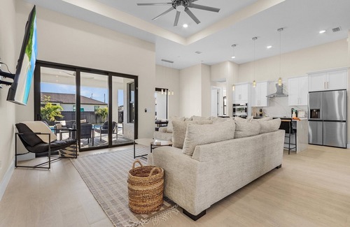 Burnt Store Casa | Modern 4-bed home with private heated pool, outdoor bar and grill in Cape Coral!