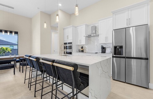 Burnt Store Casa | Modern 4-bed home with private heated pool, outdoor bar and grill in Cape Coral!