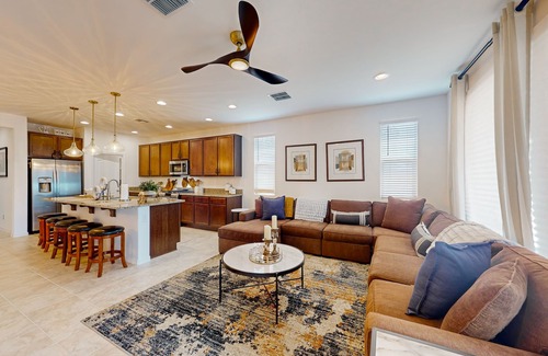 Goodyear Casa | Modern 55+ home with community pool, clubhouse, gym, pickleball
