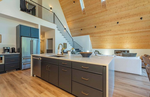 Asheville Casa | Modern A-Frame Cabin with Panoramic Views| Hot Tub