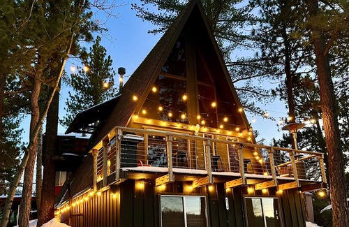 Arrowbear Lake Cabina | Modern A-Frame Cabin w/ 180 Degree Views!!!