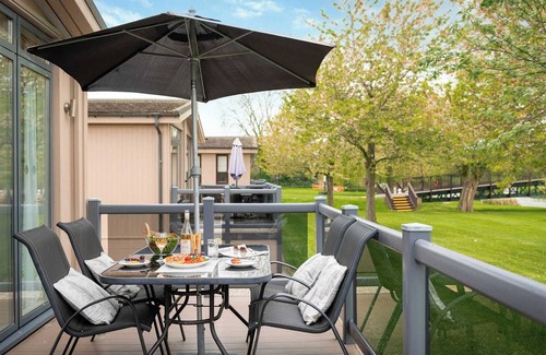 Tiddington Chalet De Esquí | Alojamiento de 2 habitaciones en Stratford-upon-Avon