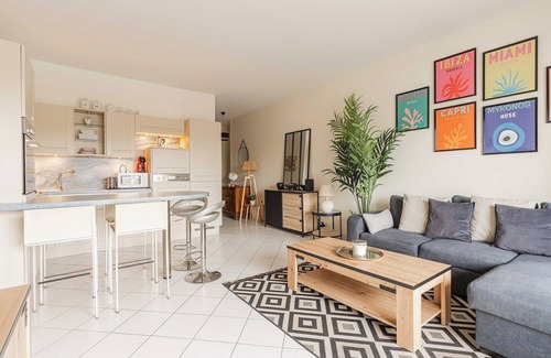 Trouville-sur-Mer Apartamento | Apartamento moderno con terraza en Trouville