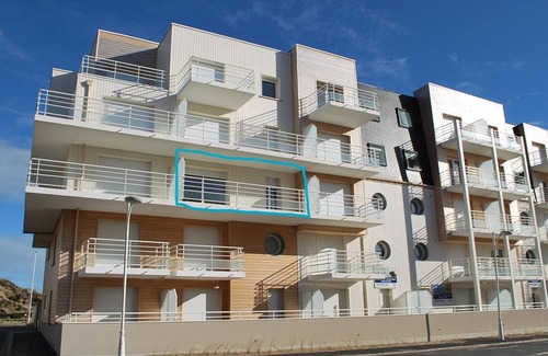 Fort-Mahon-Plage Apartamento | Moderno apartamento a 2 min de la playa, vista al mar, se admiten mascotas