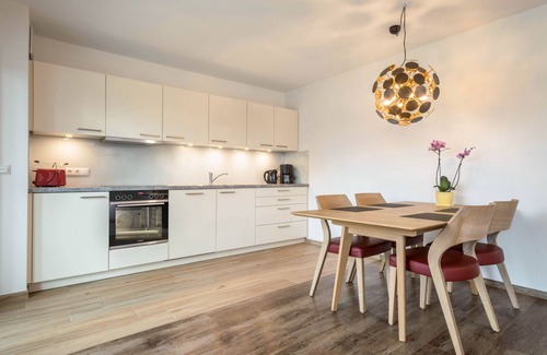 Eriskirch Apartamento | Moderno apartamento "Ferienwohnung 1" cerca del lago de Constanza con Wi-Fi