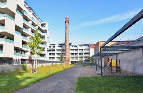 Nusle Apartamento | Modern Apartment Garden Near The City Center
