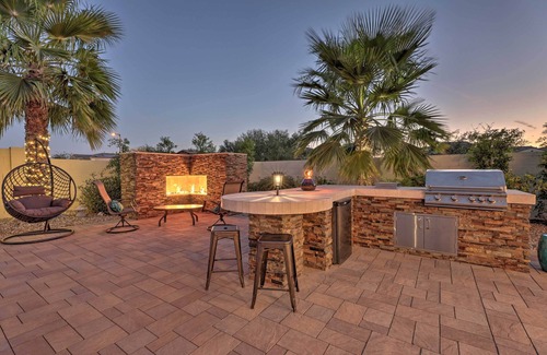 Palm Valley Casa | Modern Azure Home w/ Beautiful Patio, Pool & Spa!