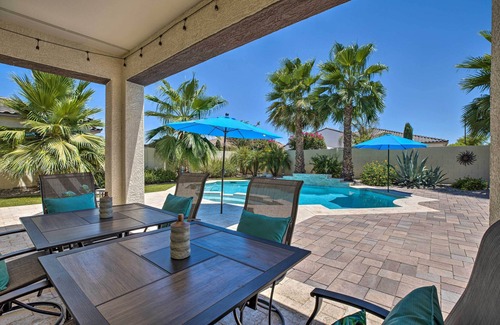 Palm Valley Casa | Modern Azure Home w/ Beautiful Patio, Pool & Spa!
