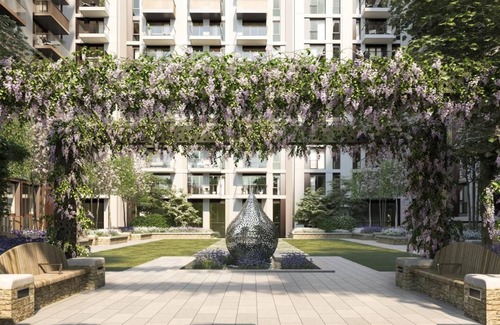 Shepherd's Bush Apartamento | Modern bright 1 bedroom flat with balcony, courtyard, lounge & 24-hr concierge