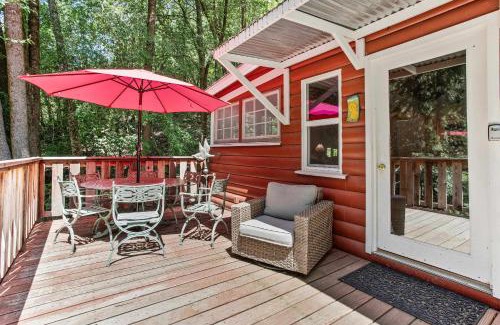 Hacienda Casa | Modern Cabin Retreat with Swim Spa Hot Tub and Air Conditioning