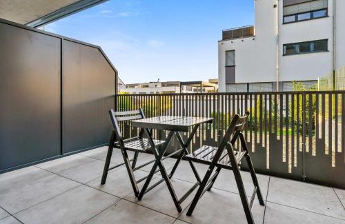 Cessange Apartamento | Modern Comfort near Cloche d Or Queen Bed & Balcony