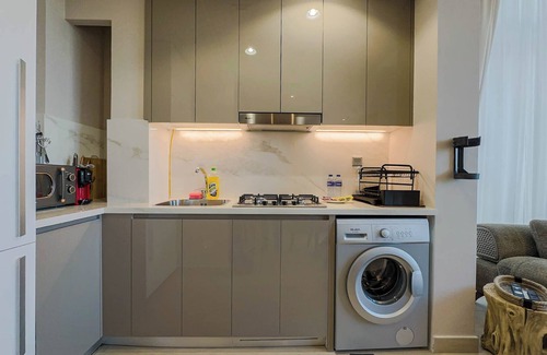 Dubai Apartamento | Modern Comforts 1-Bedroom Retreat in Meydan
