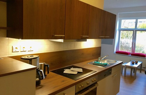 Omsewitz Apartamento | Moderna y acogedora casa de vacaciones con un jardín en Dresde