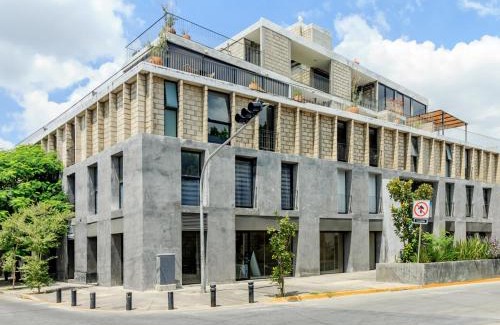 Downtown Guadalajara Apartamento | Modern Design Loft w Gym Coworking 2 BD 102