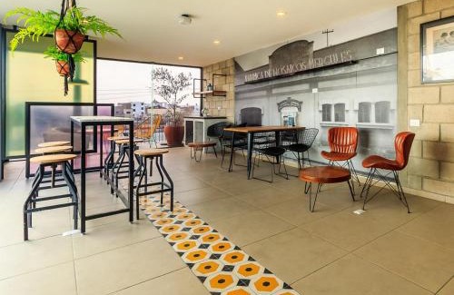Downtown Guadalajara Apartamento | Modern Design Loft wGym Coworking 2 BD Tribu Colon 412