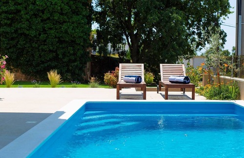 Klanfari Cabina | Villa de diseño moderno con piscina privada y vistas al mar cerca de Crikvenica