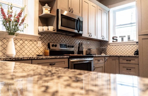 St. Louis Casa | Modern Downtown Getaway w/ Yard & Grill