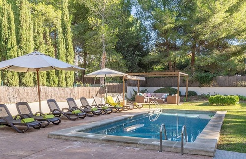Mal Pas-Bon Aire Villa | Villa familiar moderna, aire acondicionado, piscina privada, a 5 minutos a pie de dos hermosas playas en Mal Pas, Alcudia.