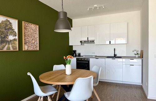 Bocholt Apartamento | Apartamento-Superior-Baño privado-Vista a la Ciudad-Moderne Wohnung