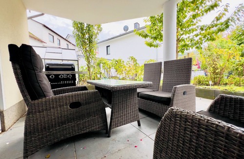 Fachbach Apartamento | Modern & flooded with light - vacation apartment with terrace