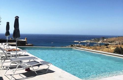 Koundouros Casa | Modern home with 2 apartments, a swimming pool and sea view, in the area of Koundouros
