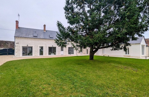 Selles-sur-Cher Cabaña | Casa moderna con piscina segura en La Vernelle