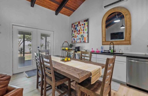 Little Elm Casa | Modern Lakefront Loft Retreat ~ Private Beach & Water Toys