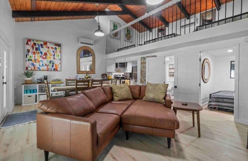 Little Elm Casa | Modern Lakefront Loft Retreat ~ Private Beach & Water Toys