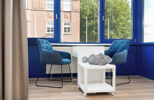 Laboe Apartamento | Modern loft with fjord view - perfect for relaxation or workation