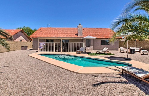 Alta Mesa Community Association Casa | Modern Oasis w/ Heated Pool, Grill, & Fire Pit!