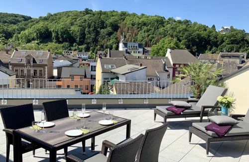 Remagen Apartamento | Modern penthouse apartment with terrace over the roofs of Remagen